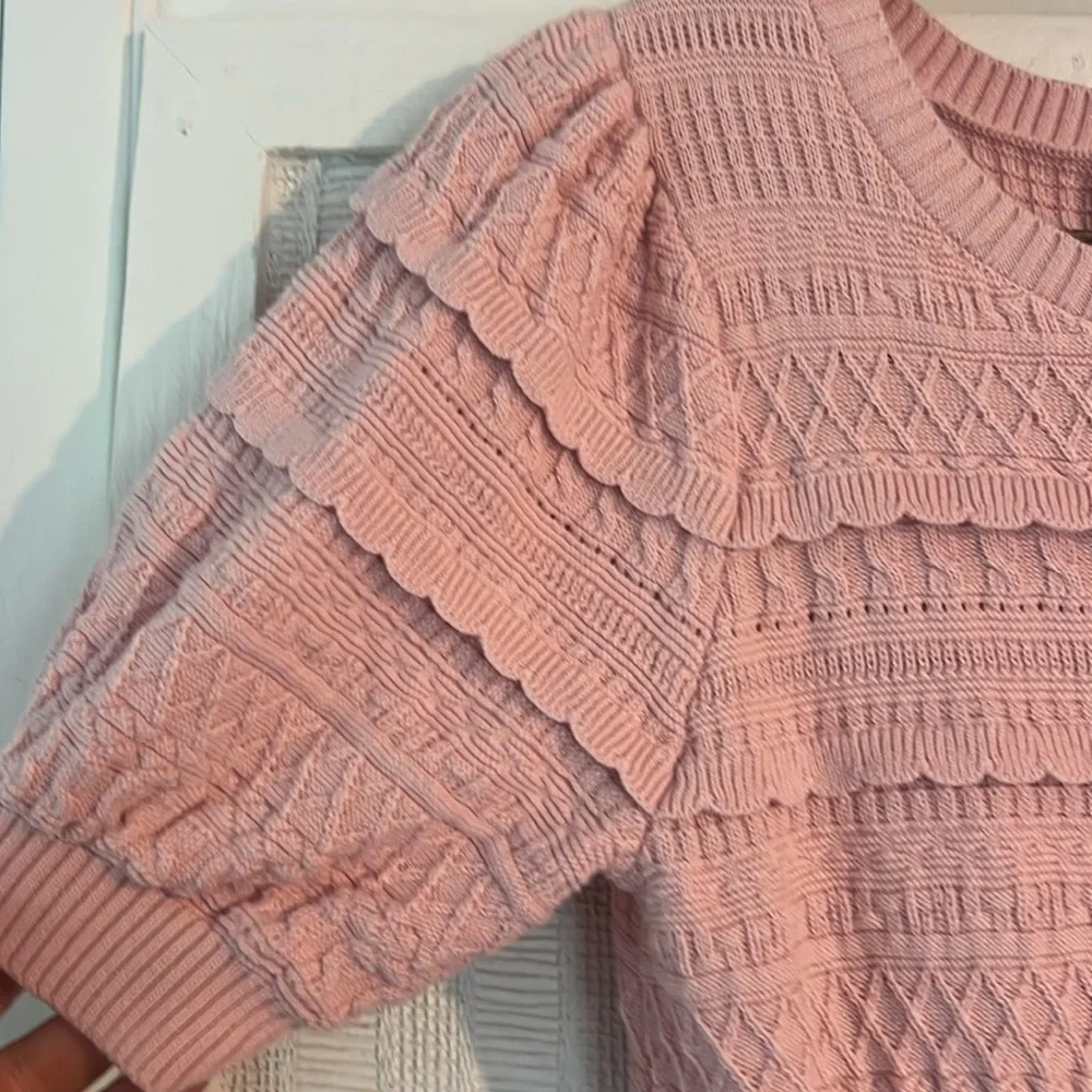 Janie and Jack peachskin the heights sweater dress size 14